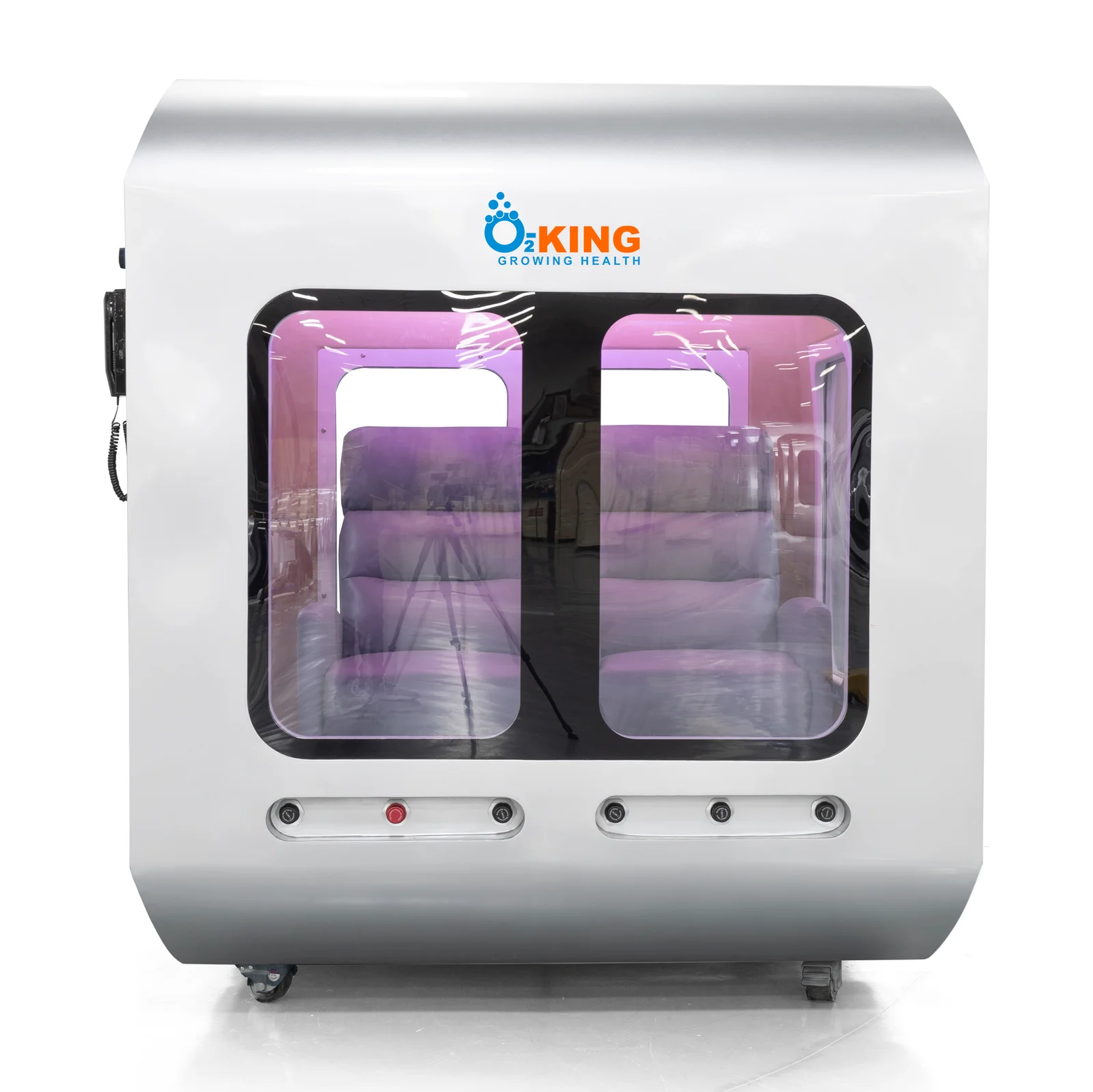KING HBOT 2.0ATA 2P HARD SITTING HYPERBARIC OXYGEN CABIN - Image 5