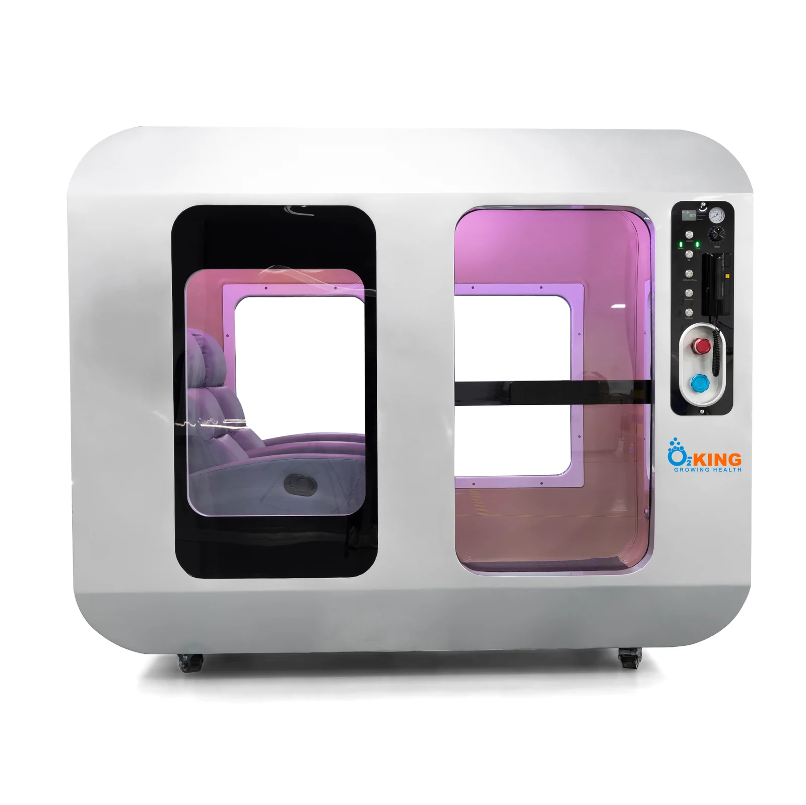 KING HBOT 2.0ATA 2P HARD SITTING HYPERBARIC OXYGEN CABIN - Image 7