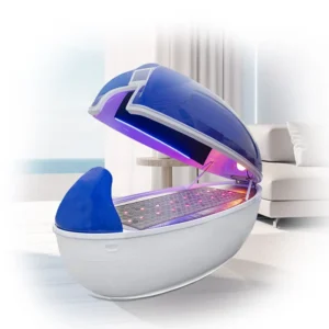 Patented Graphene Heat Vibrate Sauna Cocoon Blue