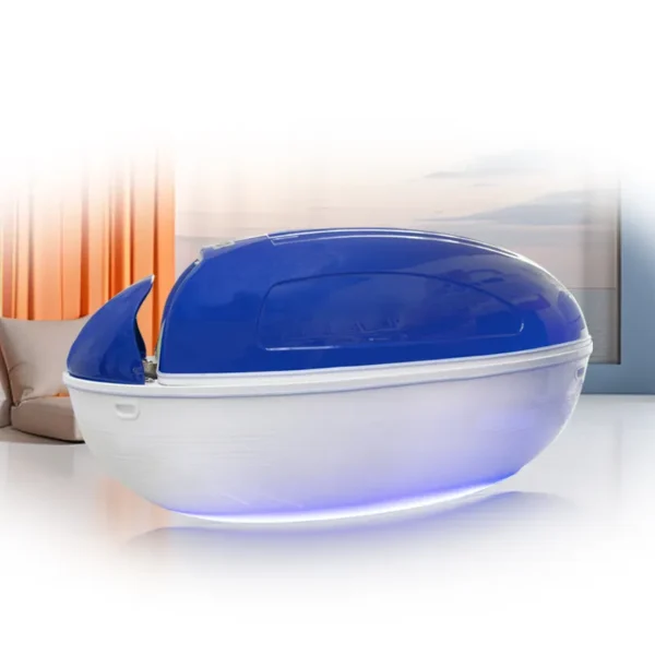 Patented Graphene Heat Vibrate Sauna Cocoon Blue - Image 2