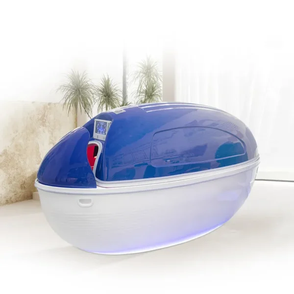 Patented Graphene Heat Vibrate Sauna Cocoon Blue - Image 3