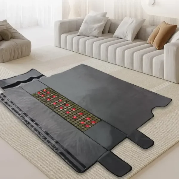 Guangyang Factory Direct 1-Zone Far Infrared Sauna Blanket with Jade Stones for Home - Image 3