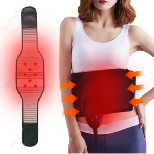 Adjustable Heating Pad 30-80°, Photon Belt Massage Belt for Menstrual Cycle Relief